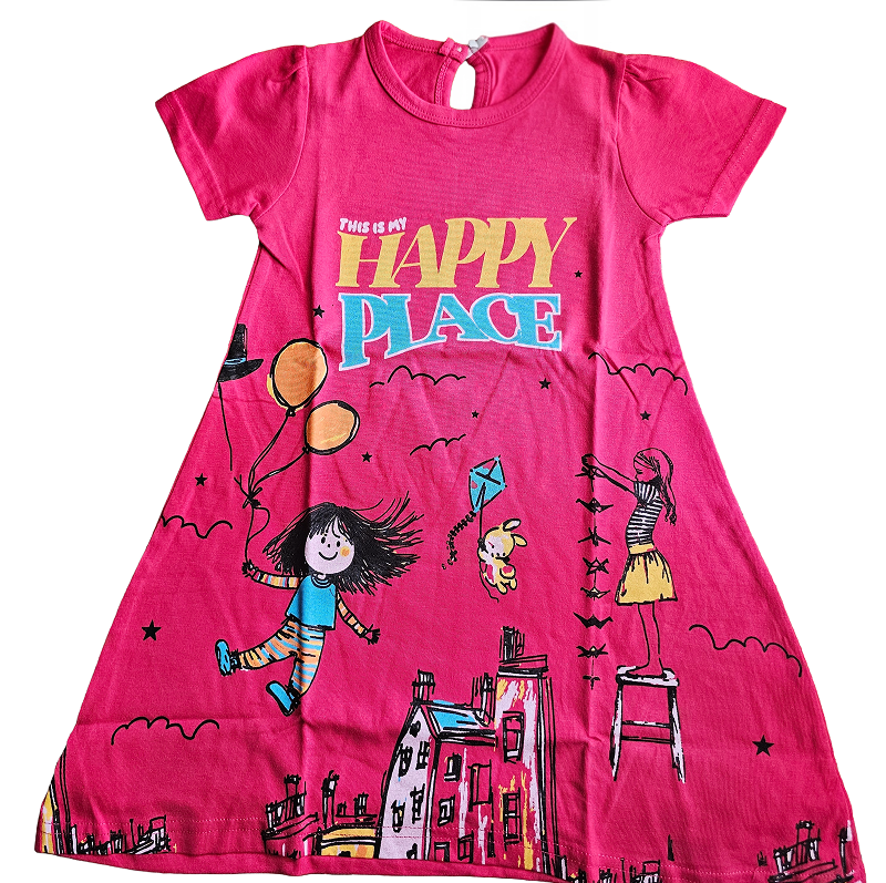 Cotton A Line Frocks | Happy Place