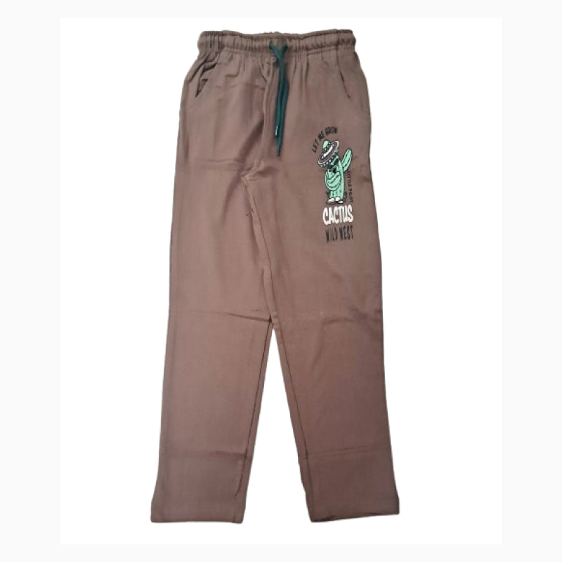 Track Pants with rope |Brown Cactus