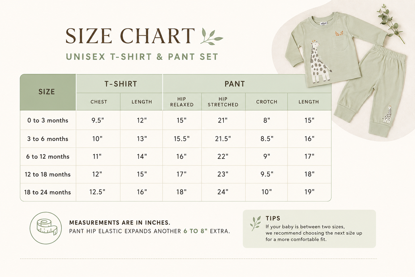 Baby Pant Set | Pista Green 3 piece combo set | Full Sleeve Combo Set