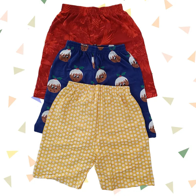 Baby Shorts| Shorts Combo Pack of 3 | Combo 12