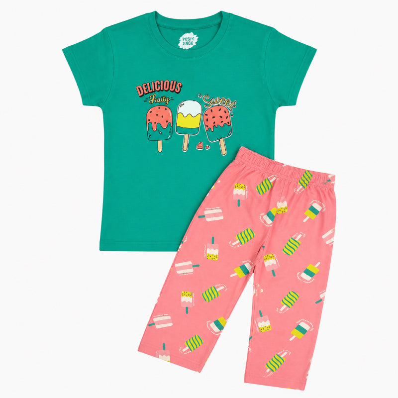 Premium Girls Capri Set | Delicious
