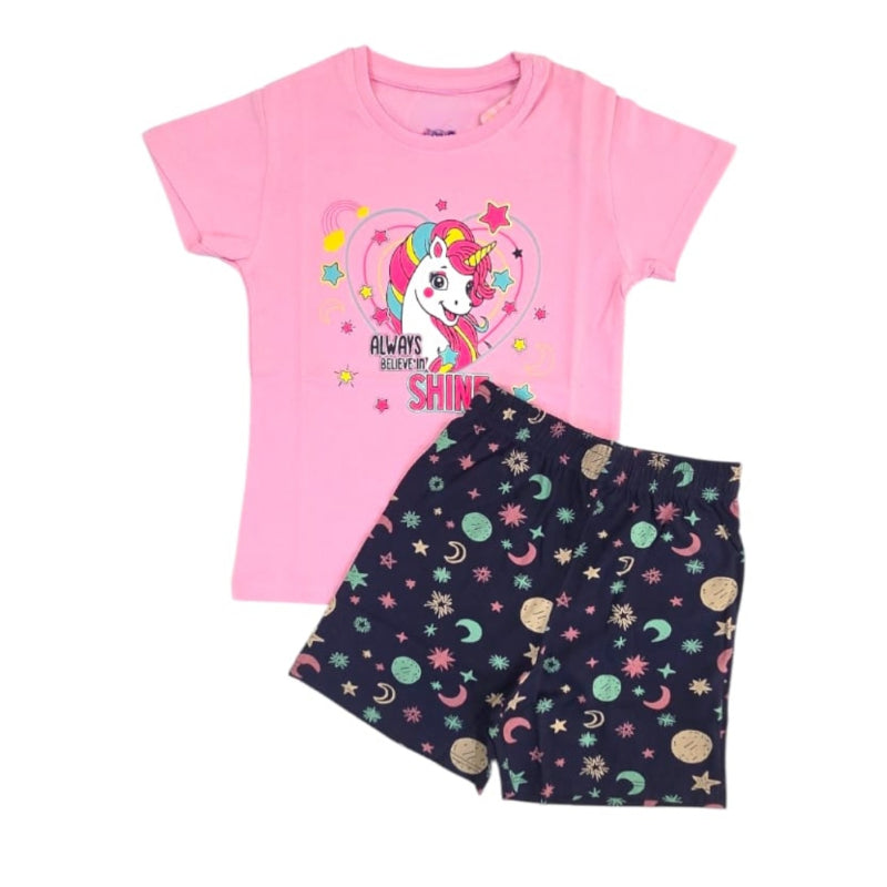 Girls Premium Shorts Set | Always Believe In Shine