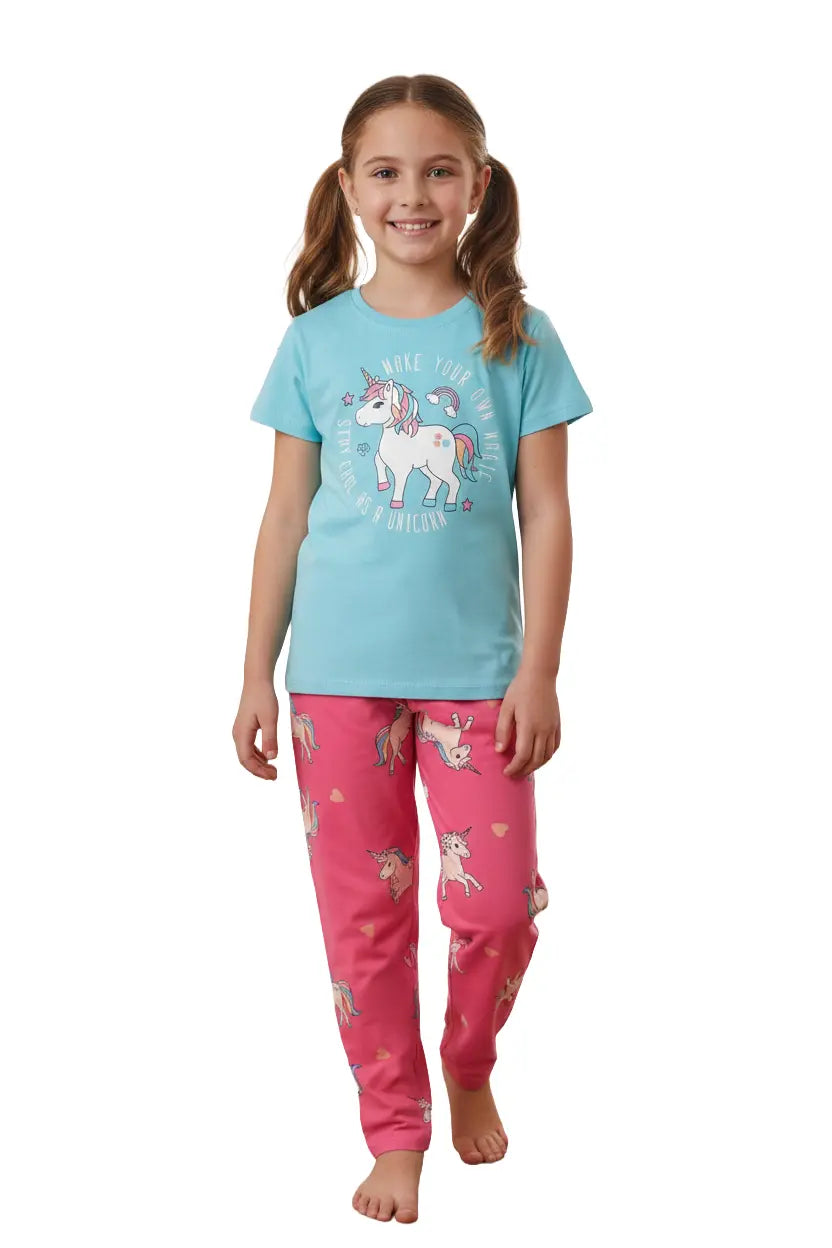 Girls Premium Pant Set | Unicorn set