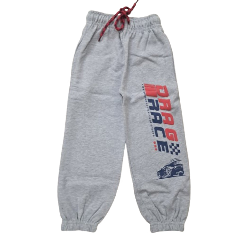 Boys Jogger pants| Grey Drag Race