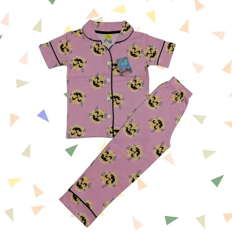Kids Night Pant Set | Haloween print
