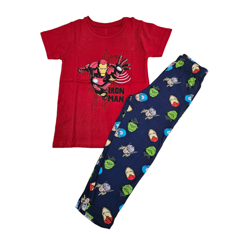 Boy Pant Set |Iron Man