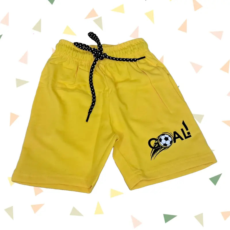 Boys Shorts | Yellow Goal