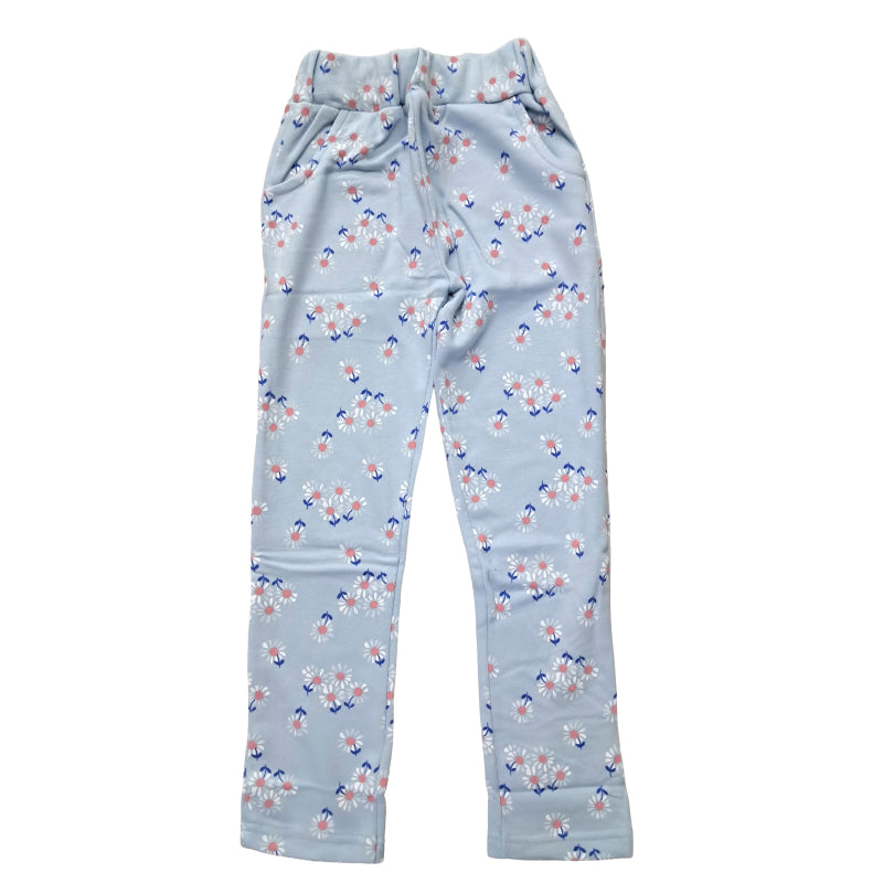 Girls Pants | Jeggings| Mini Flowers in Light blue