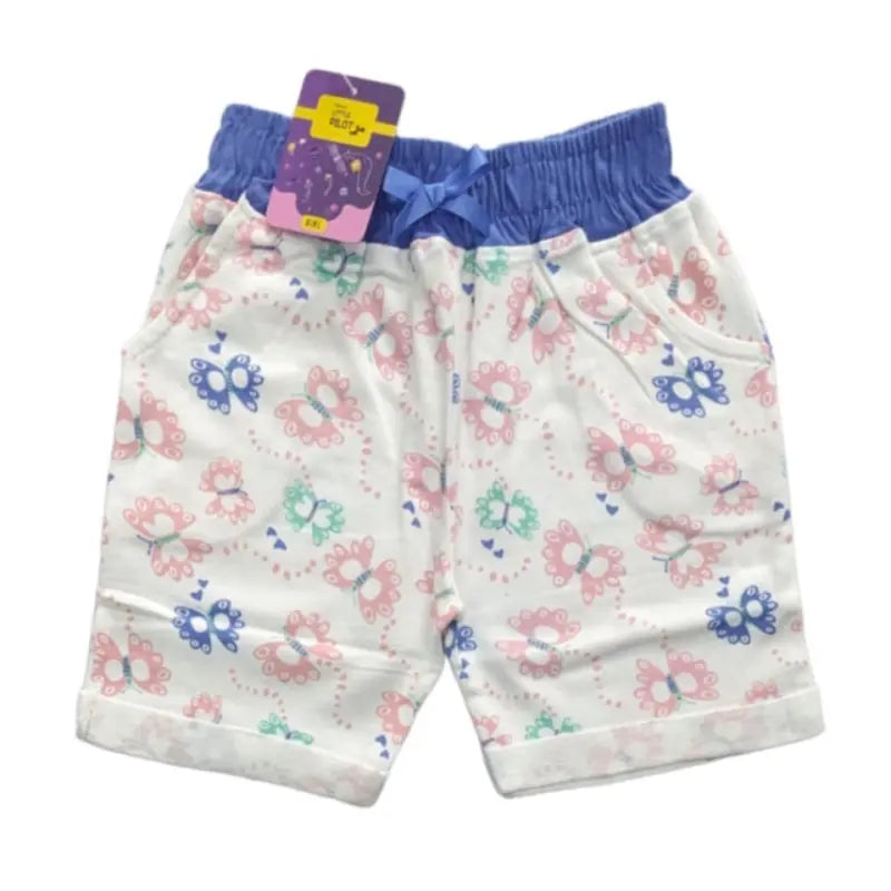 Girls Shorts | Multicolor Butterfly