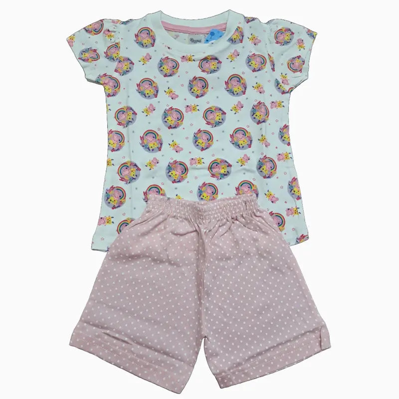 Girls Shorts Set - peppa pig