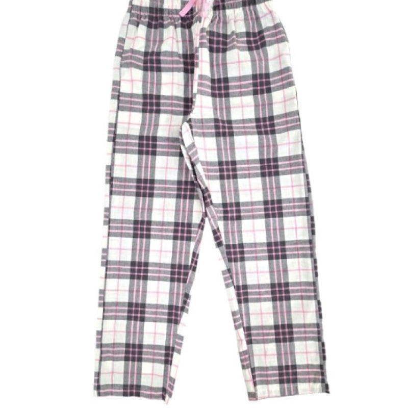 Women woven cotton Pyjama Pant |Pink Checks