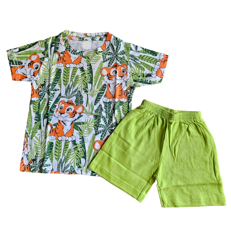 Baby Boy Set-Tiger In Forest