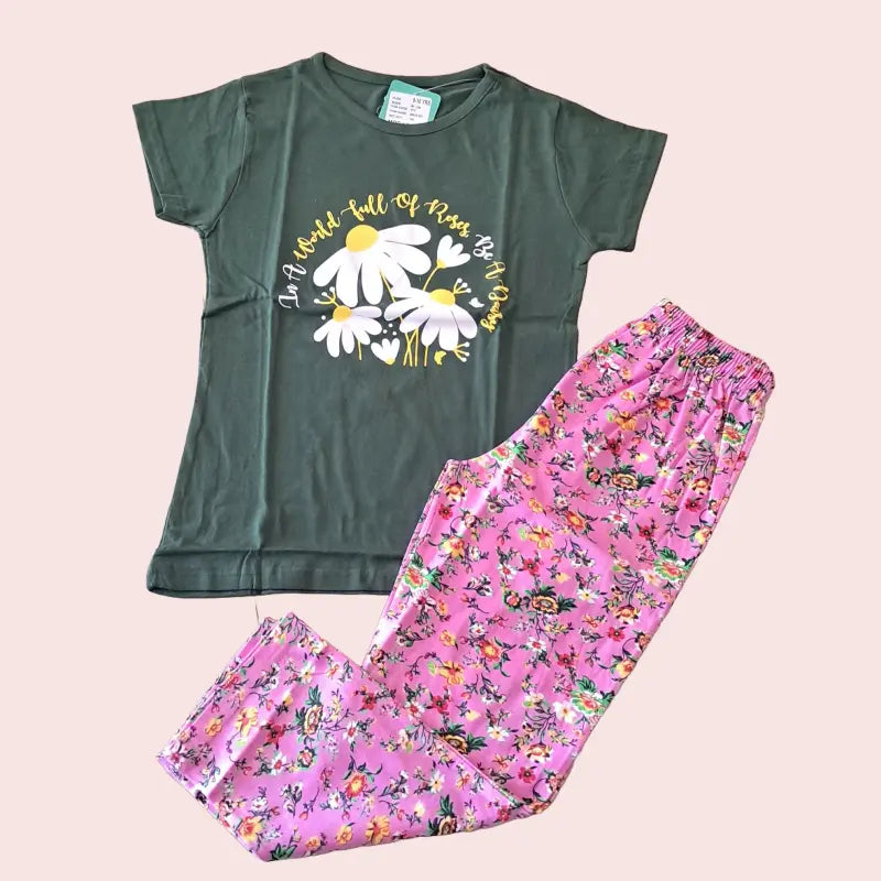 Girls Pant Set | World of roses