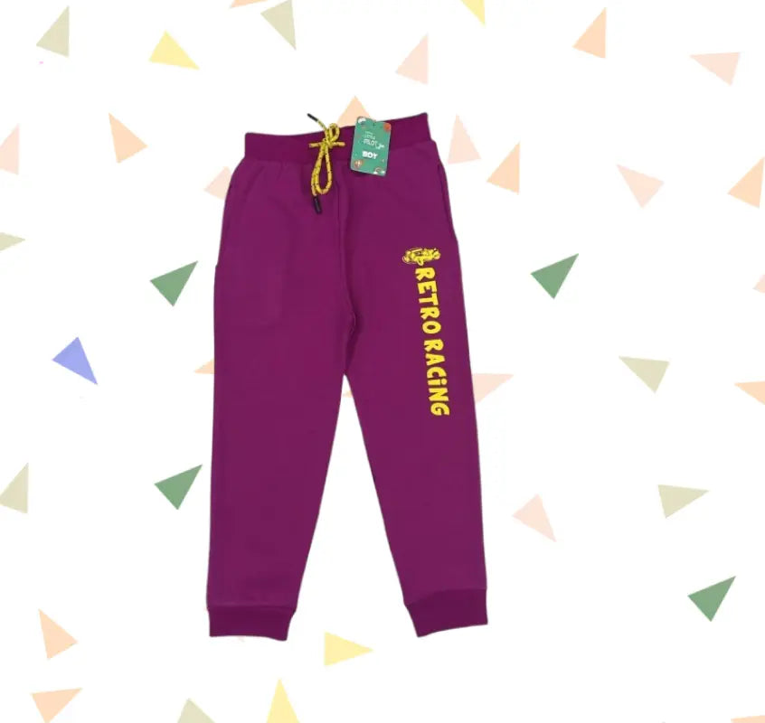 Boys Jogger pants| Retro Racing