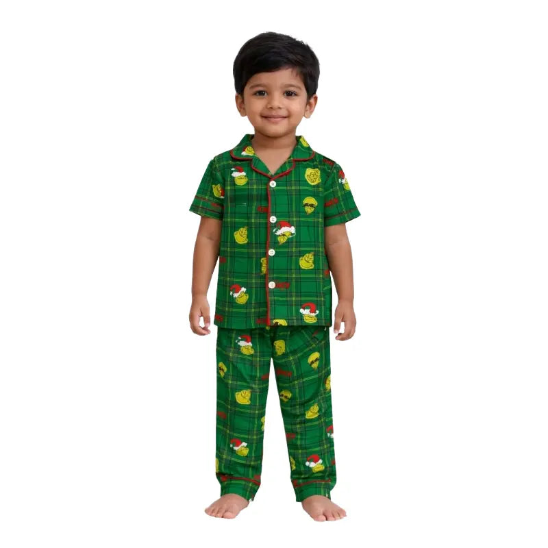 Kids Night Pant Set | The grinch