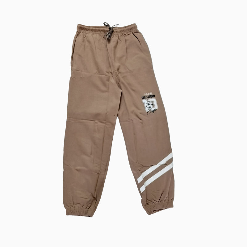 Boys Jogger pants| Choco brown The legend print