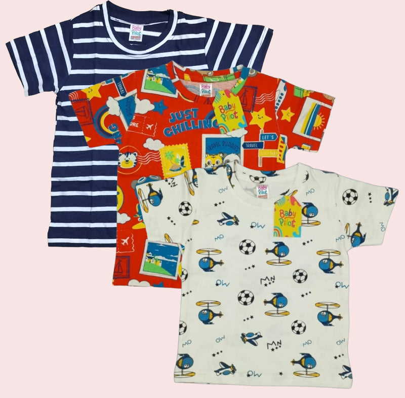 Boys combo T shirt | Pack of 3 | Combo B4