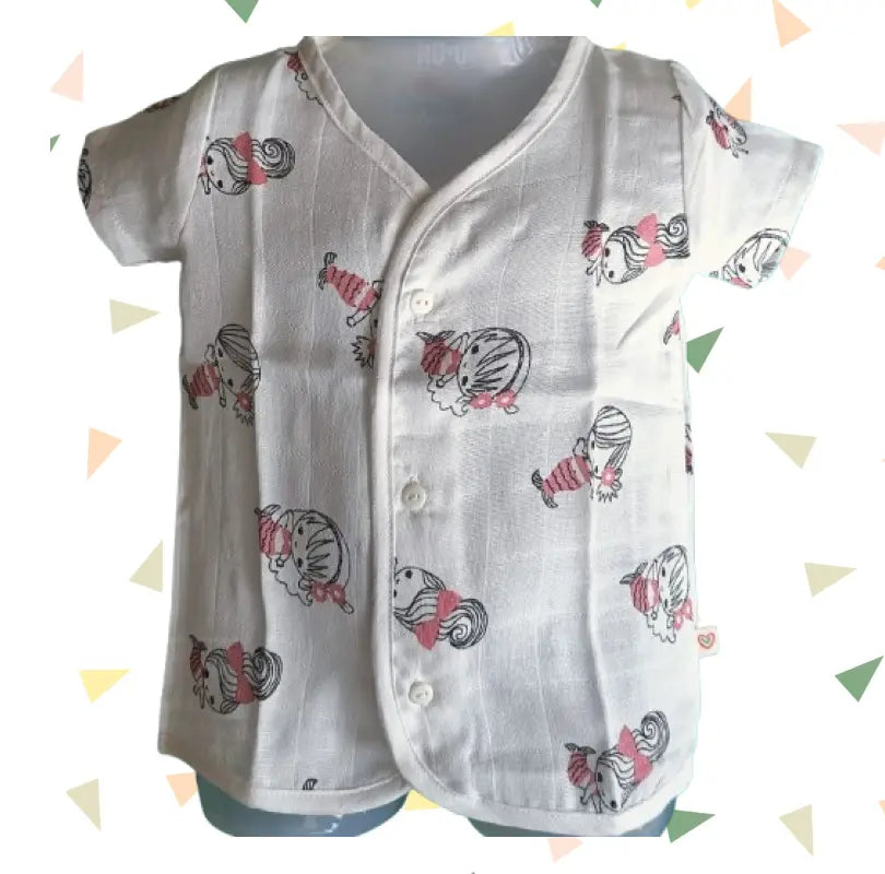 Baby Muslin T-Shirt | Cute Girl
