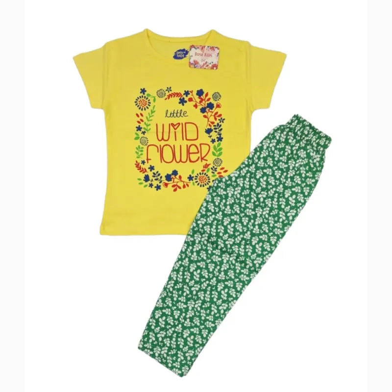 Girls Pant Set | Wild flower
