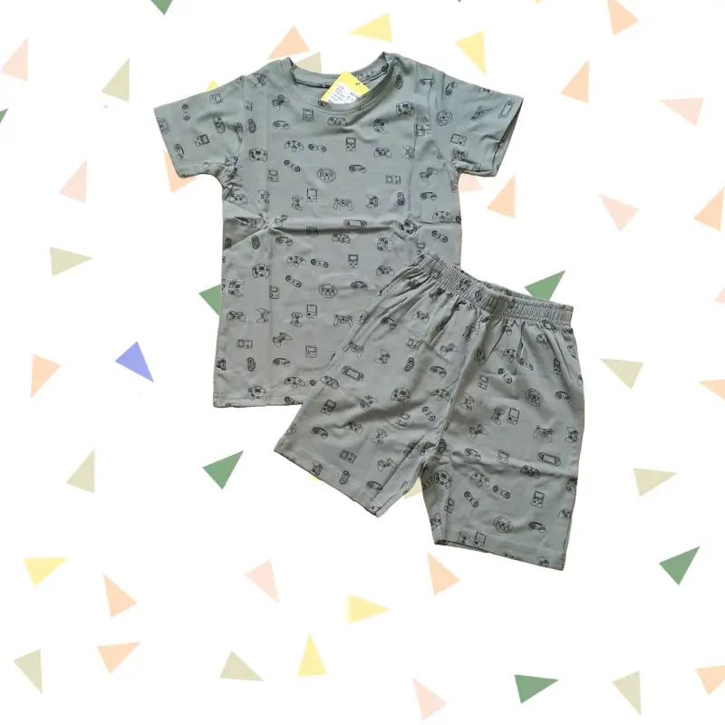 T-shirt with shorts | Co-ord Sets| Game Print