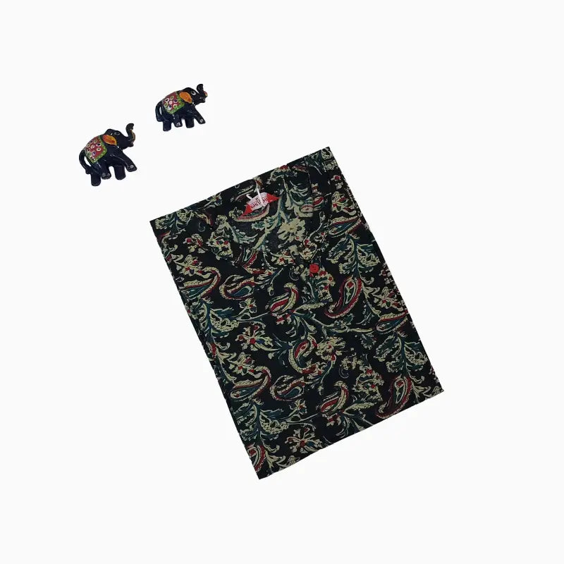 Women Kurti | Straight cut | Chinese collar multicolor mango print | Only kurti