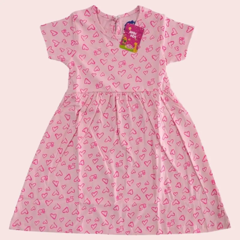 Premium Frocks | PHFROCK| Hearts in pink
