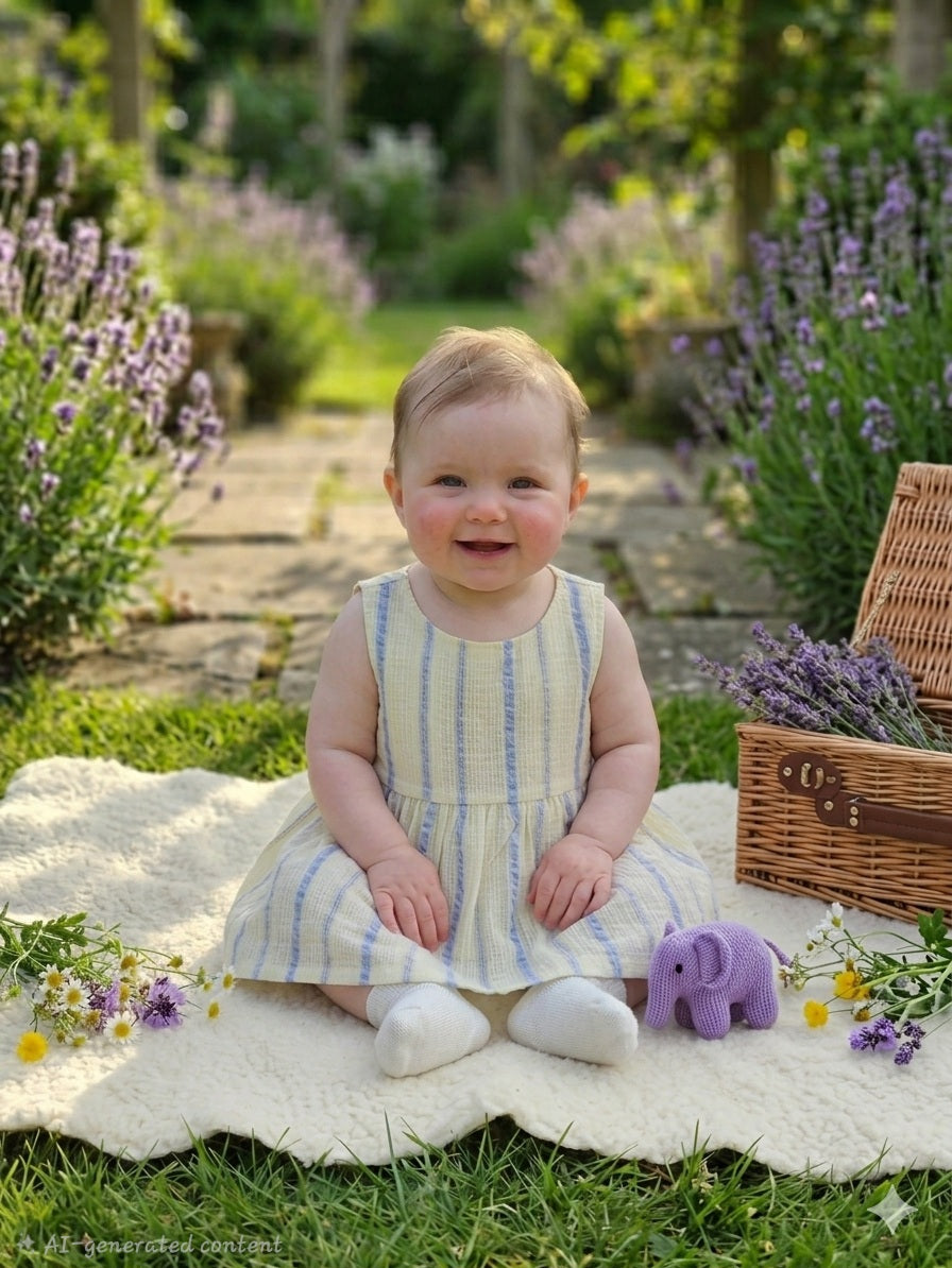 Girls Frocks | Light yellow