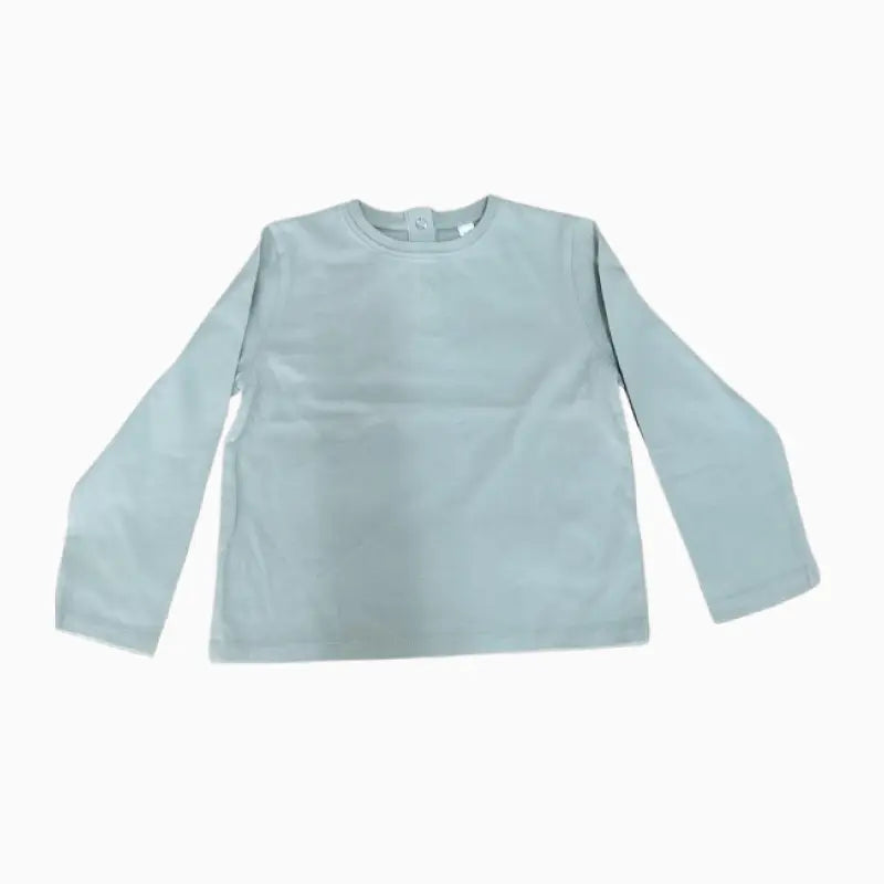 Baby T-Shirt | Pista Green Plain Full sleeve