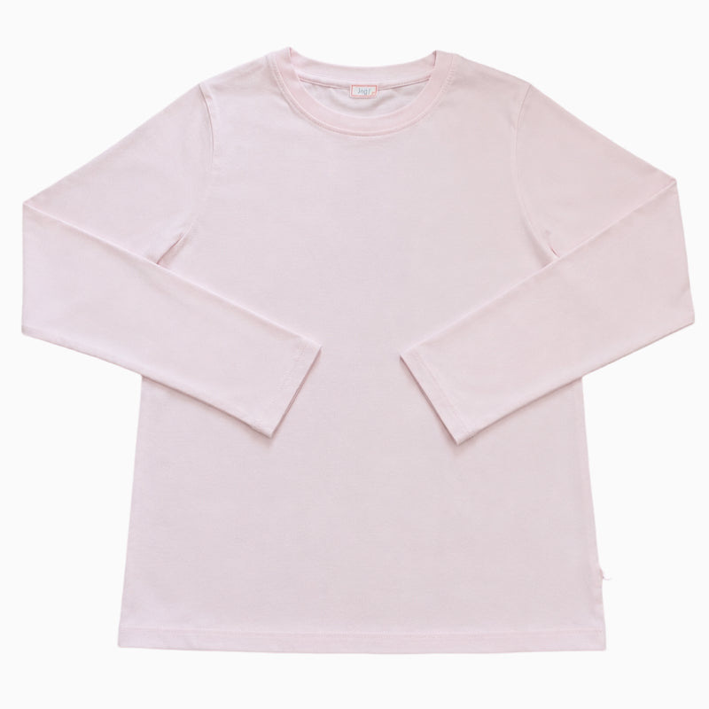 Girls Premium full sleeve T-shirt | Light pinkish purple