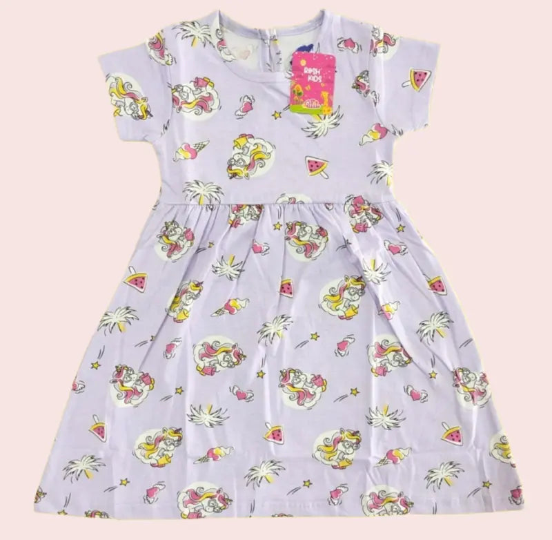 Premium Frocks | PHFROCK| Purple unicorn