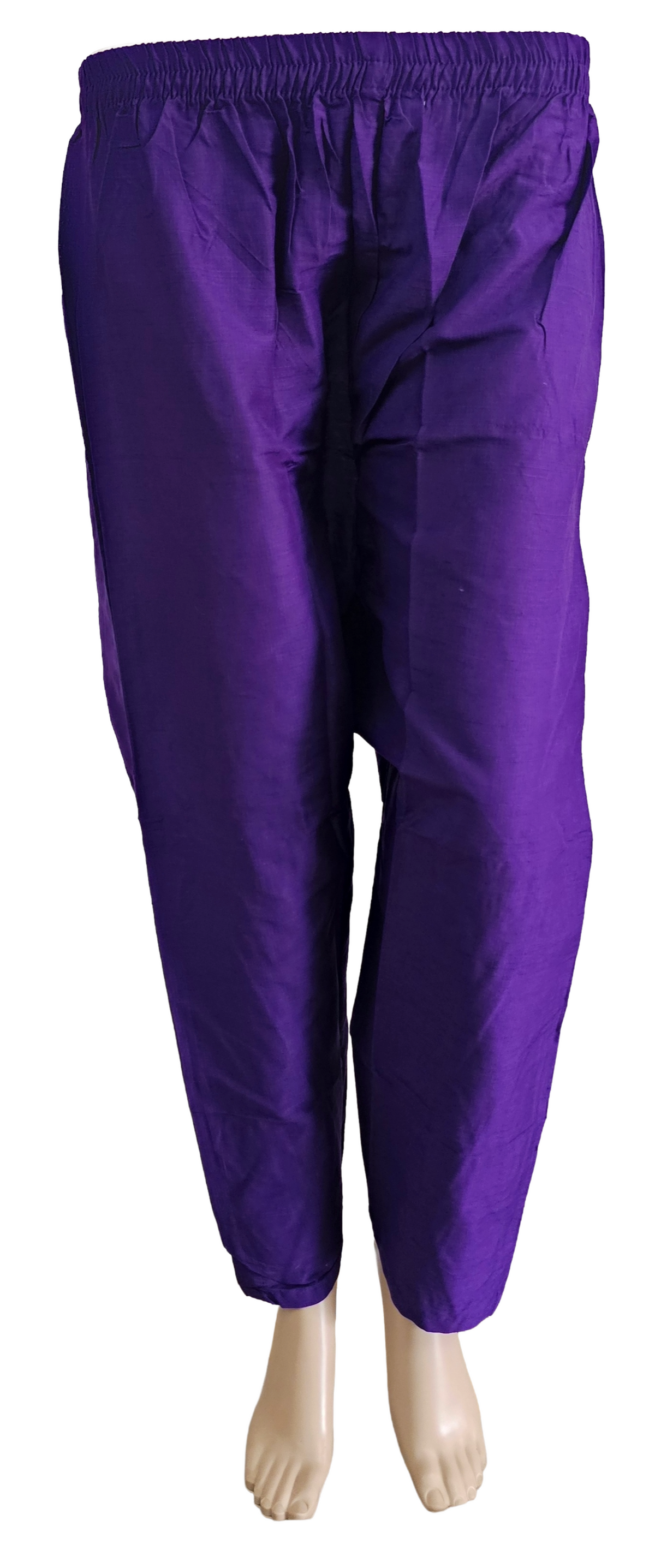 Women kurti with pant| Straight cut | Light Purple rawsilk set💜| B4015