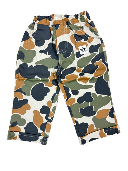 Kids full pant set | Enjoy today army print