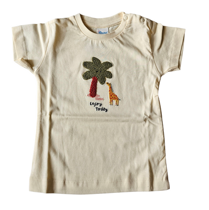 Kids full pant set | Light yellow Enjoy Today