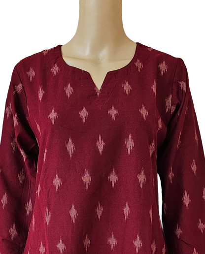 Ikkat kalamkaari fusion kurti