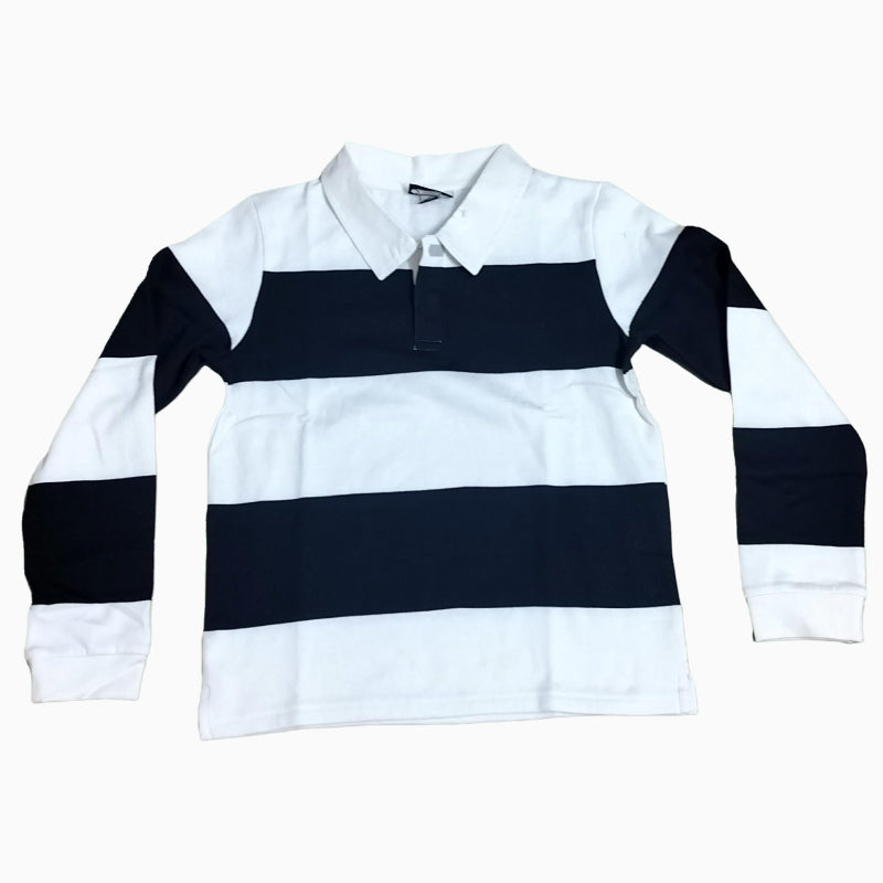 Boys Premium full sleeve T-shirt | Big stripes