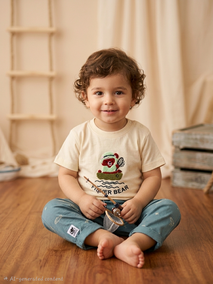 Kids full pant set | Fisher Bear