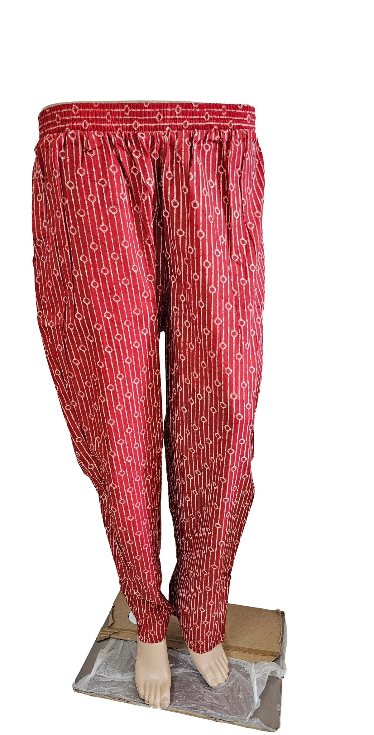 Women kurti with pant and dupatta| Brick orange kurti with Lining | B4009 | Neck Pattern 1