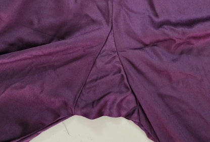 Women kurti with pant and dupatta | Purple with embroidery in Gajji Silk