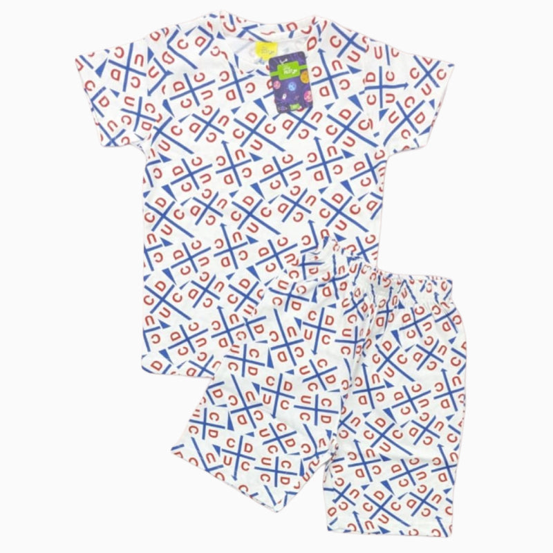 T-shirt with shorts | Co-ord Sets| BSS| Alphabet print