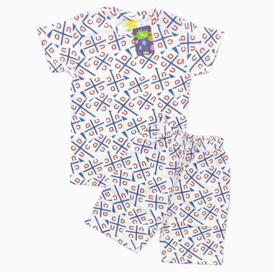 T-shirt with shorts | Co-ord Sets| BSS| Alphabet print