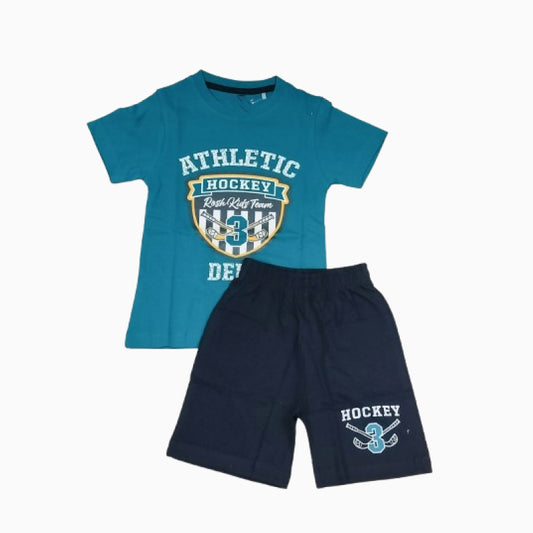Premium | T-shirt with Shorts sets| BSET | Athletic print