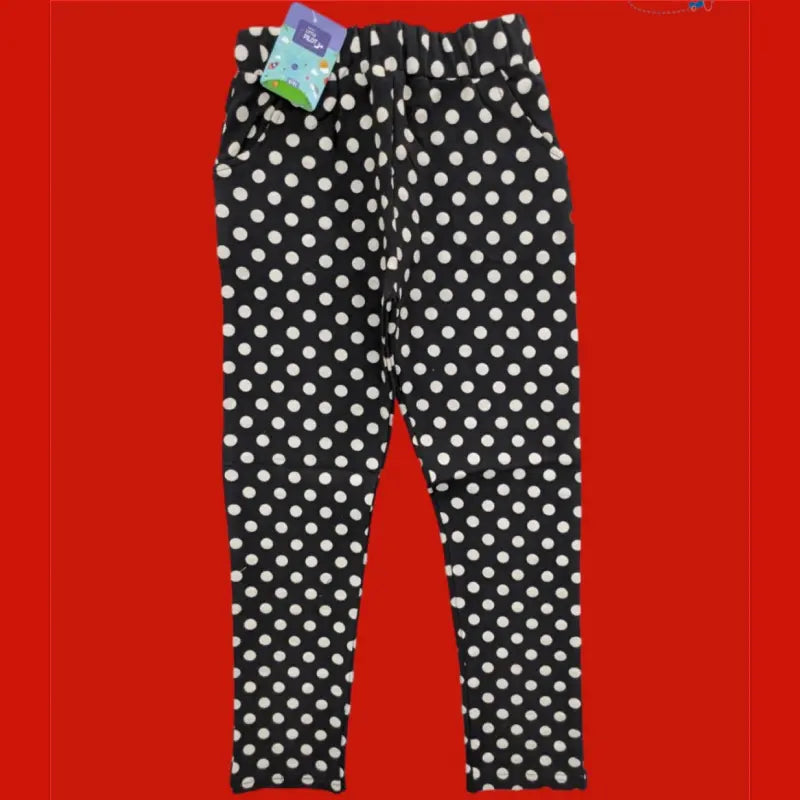 Girls Pants | Sandal dots in black