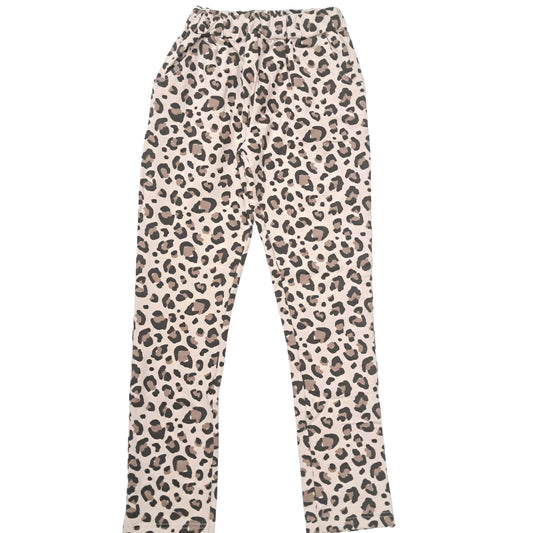 Girls Pants | Jeggings | Beige Leopard print