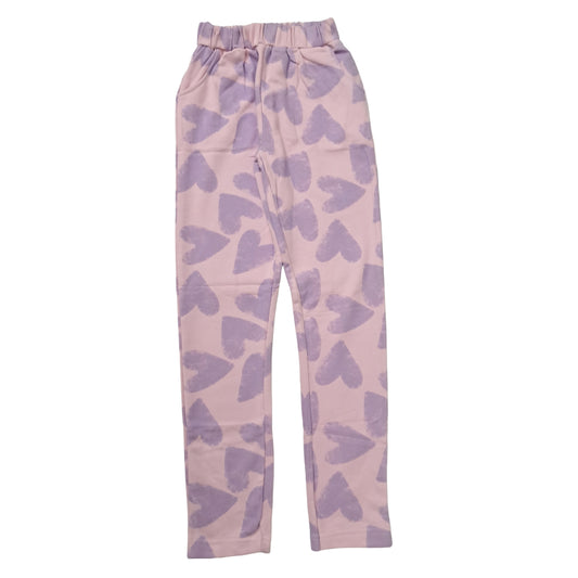Girls Pants | Jeggings | Purple heart pink