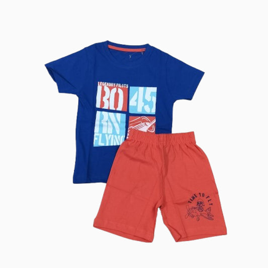 Premium| T-shirt with Shorts sets| BSET | Born 45 print