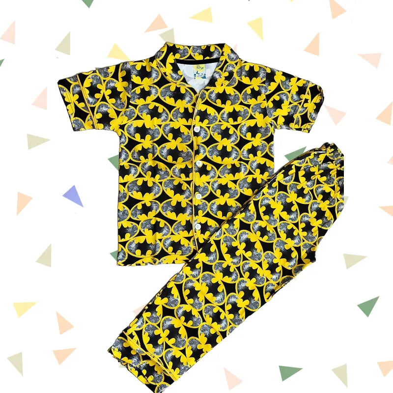 Kids Night Pant Set | Batman print