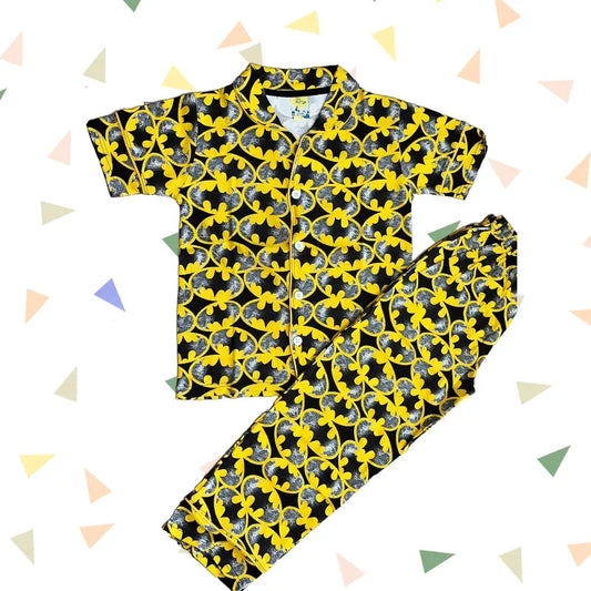 Kids Night Pant Set | Batman print