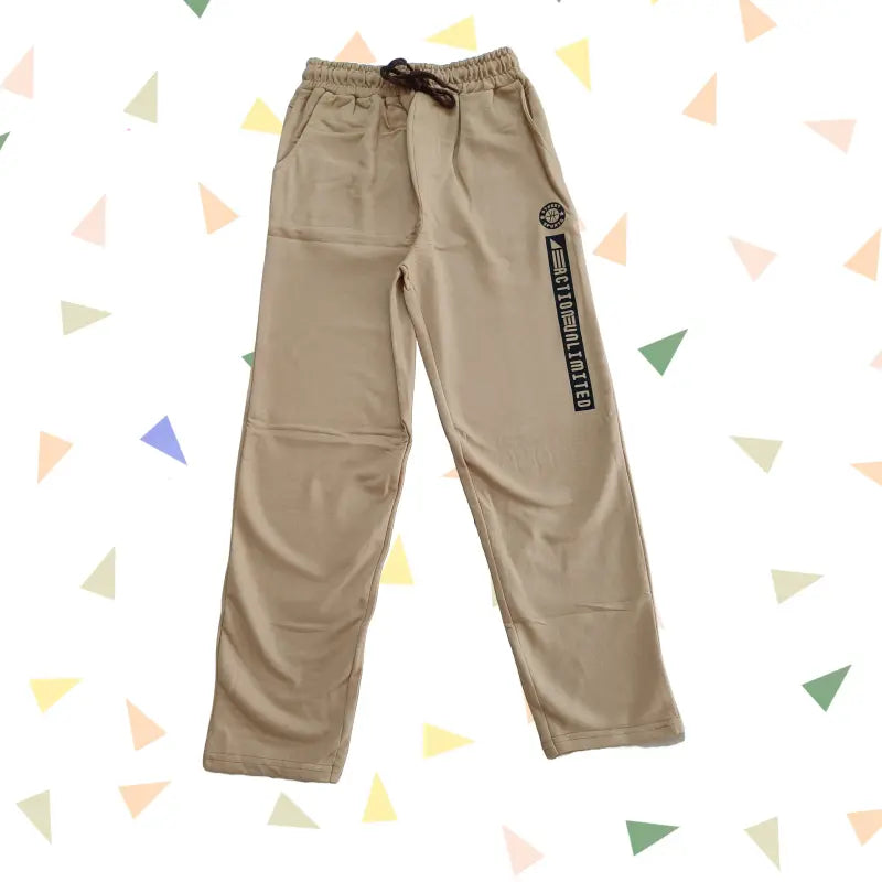 Track Pants with rope | Beige Action unlimited
