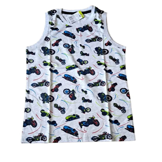 Sleeveless T-Shirt | Bike print