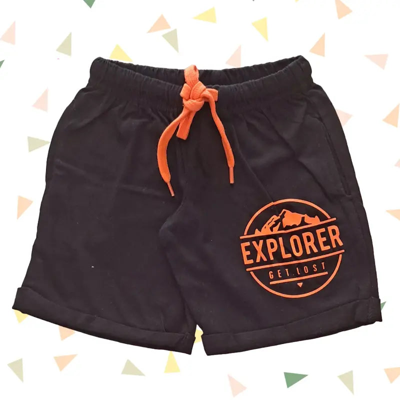 Boys Shorts | Brown Explorer